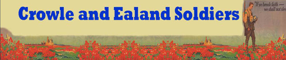 Cowle & Ealand Soldiers World War 1