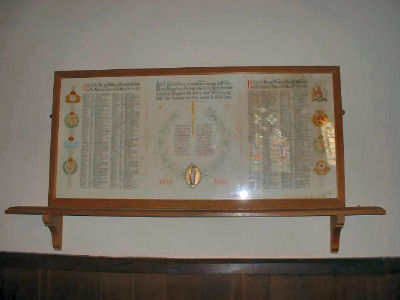 1939-1945 Memorial, St Margarets Church